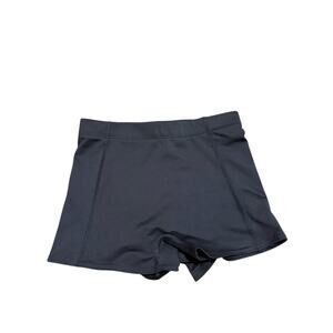 BCG Girls Dark Gray Stretchy Fitted Activewear Bike Shorts Youth Size Small/7